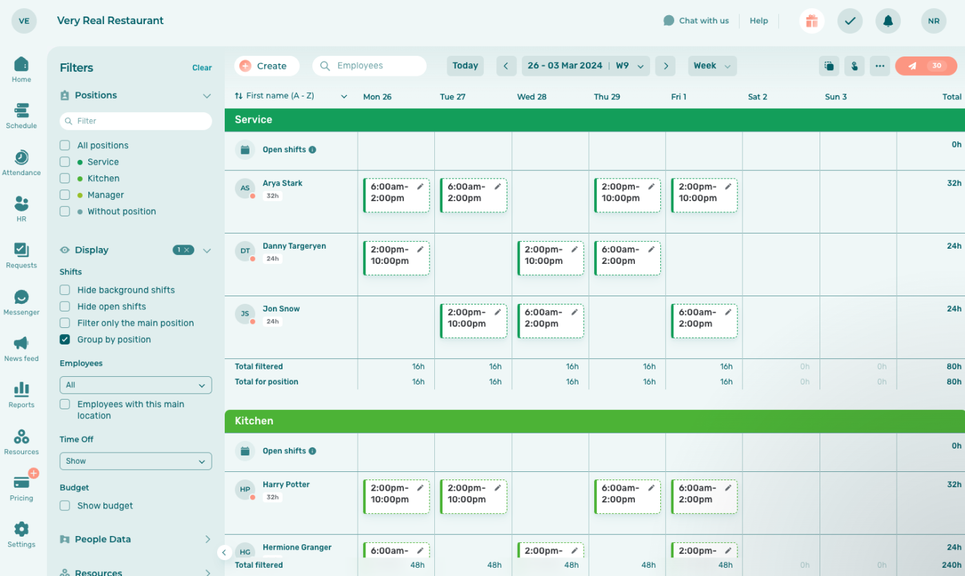 The best employee scheduling software in 2024