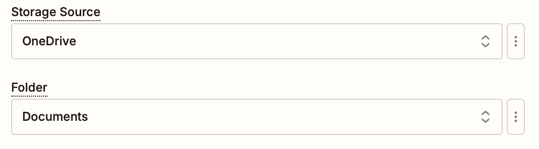 Screenshot of action set up with details in Zapier