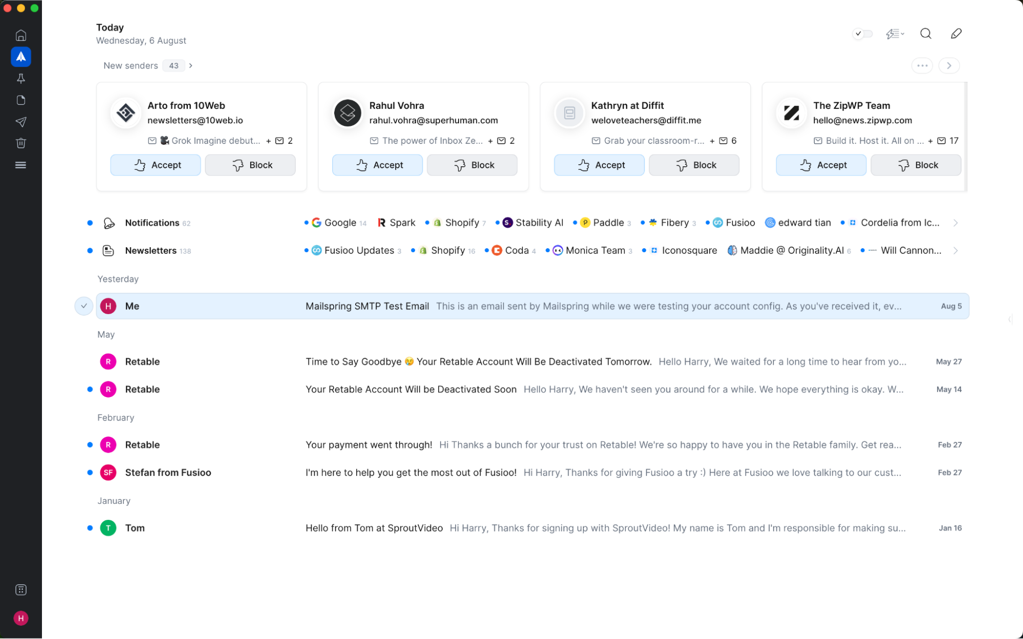 Spark, unser Tipp für den besten Mac-E-Mail-Client, um deine E-Mail-Erfahrung zu verbessern