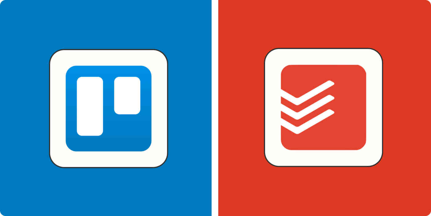 Hero image with the logos of Trello and Todoist