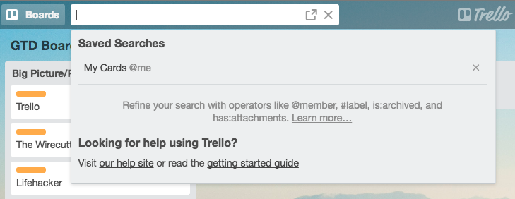 Trello Search