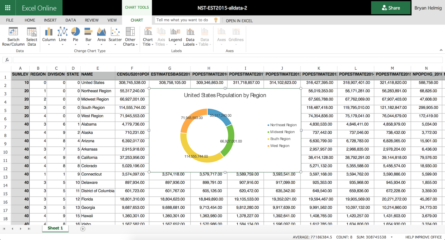 Excel screenshot