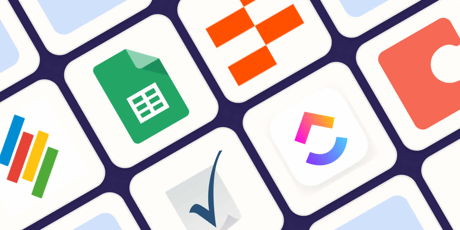 Image de héros avec les logos des meilleures alternatives à Airtable