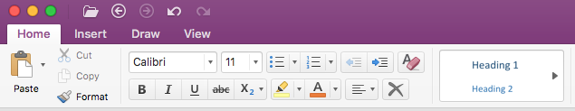 OneNote Tutorial: OneNote preformatted styles