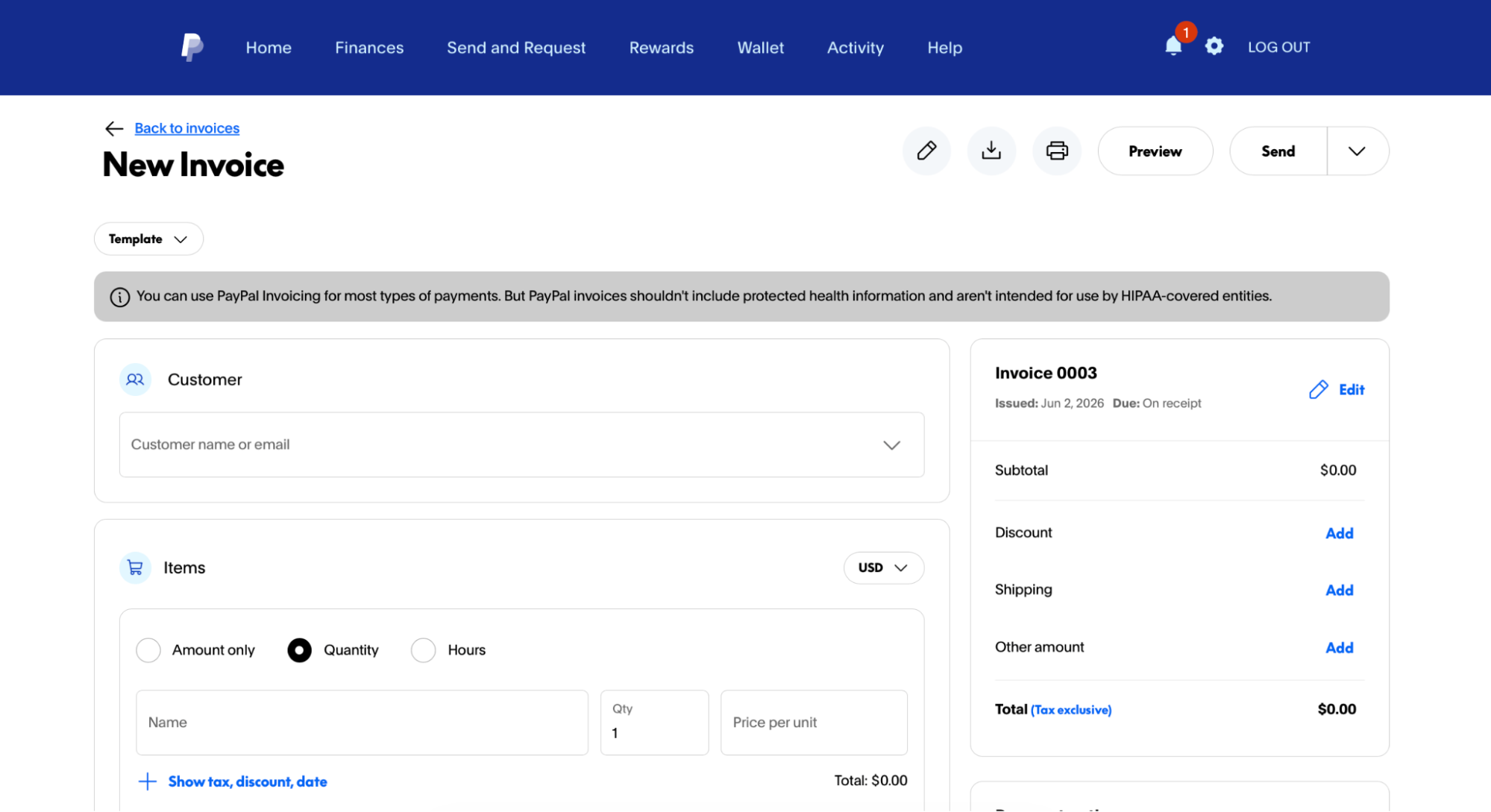 PayPal, our pick for the best free invoicing software for a familiar name