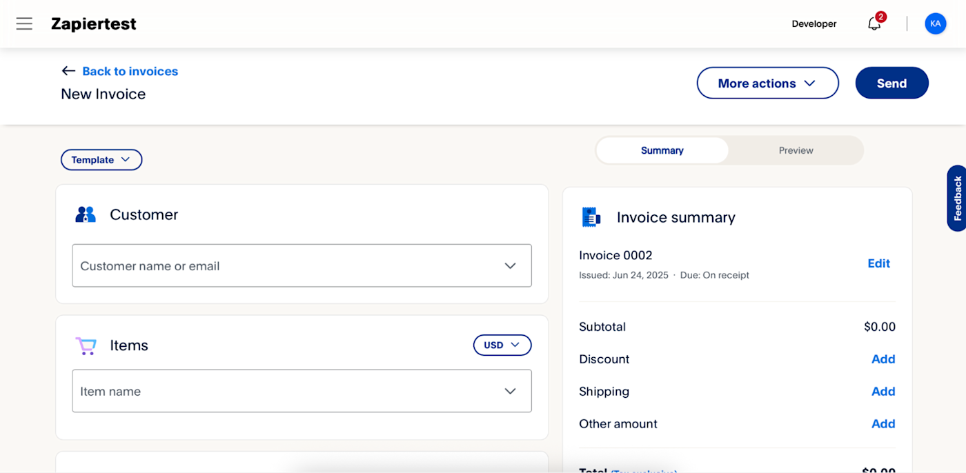 PayPal, our pick for the best free invoicing software for a familiar name
