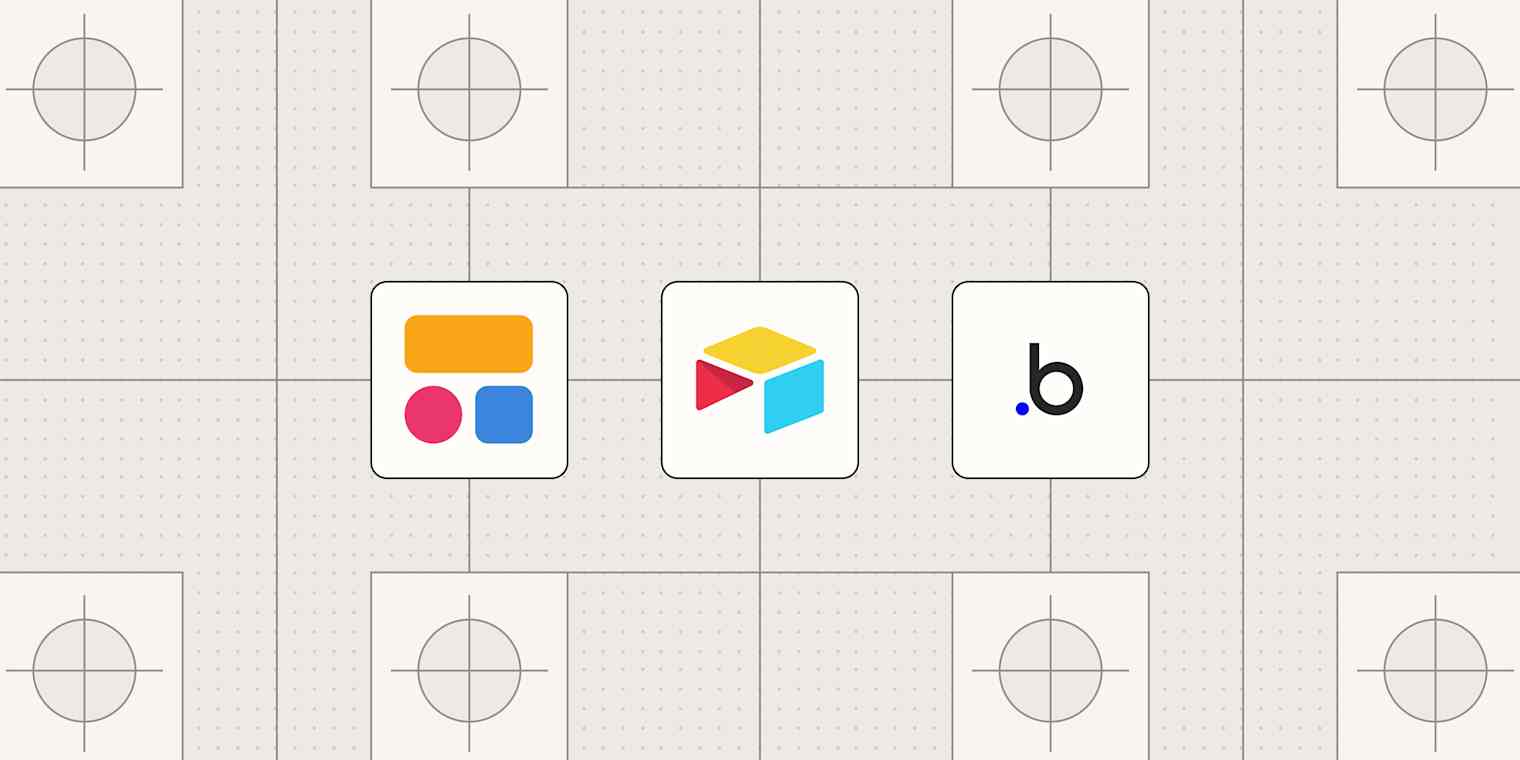 Hero image with the logos of the best AI app builders