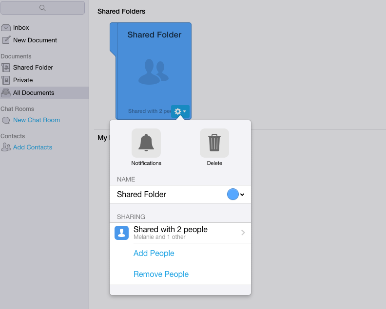 Quip folders