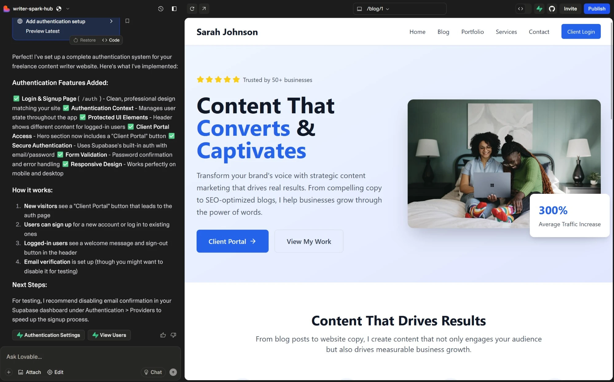 Lovable lets non-developers describe and build applications