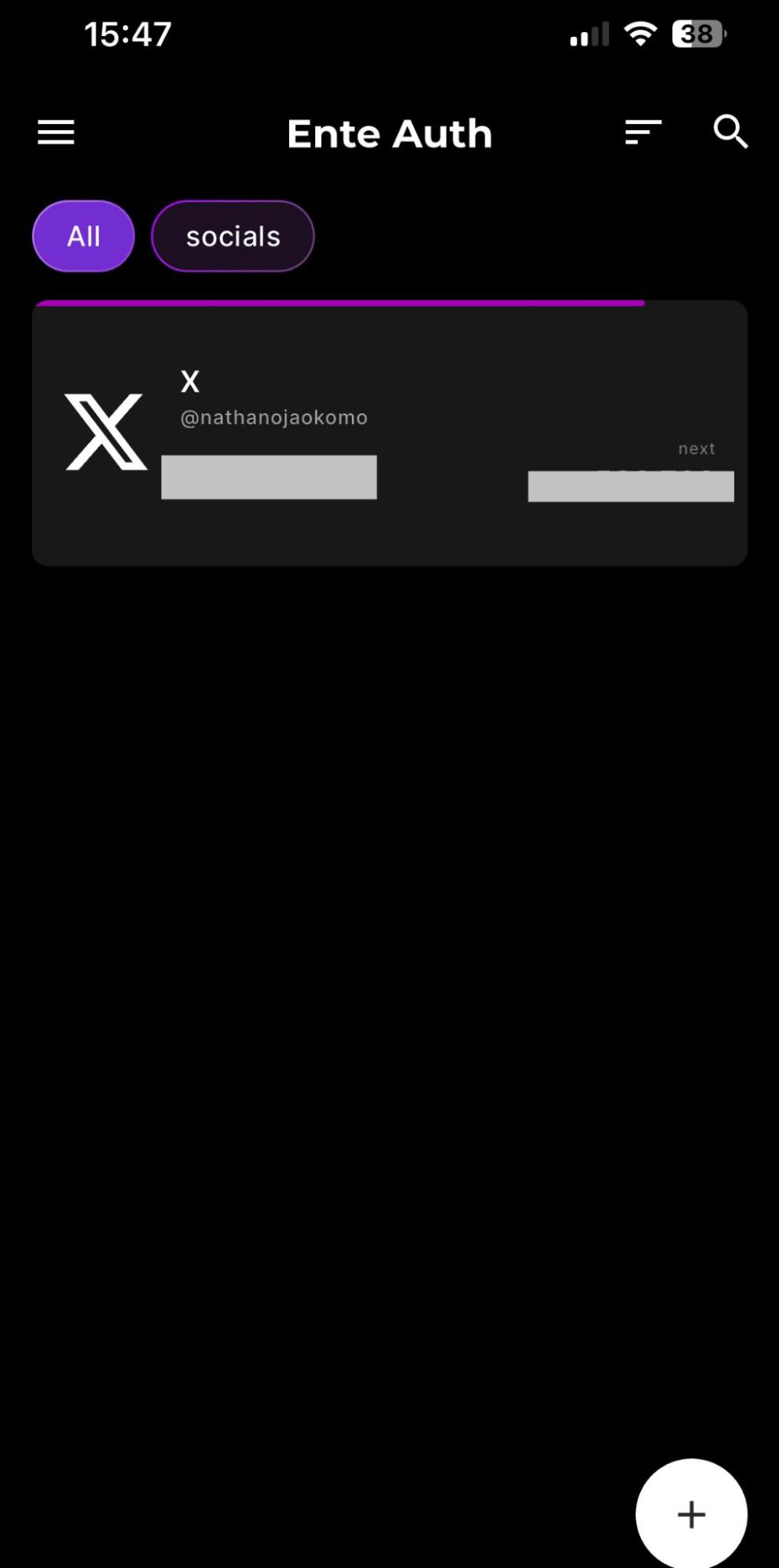 Ente Auth, our pick for the best open source authenticator app