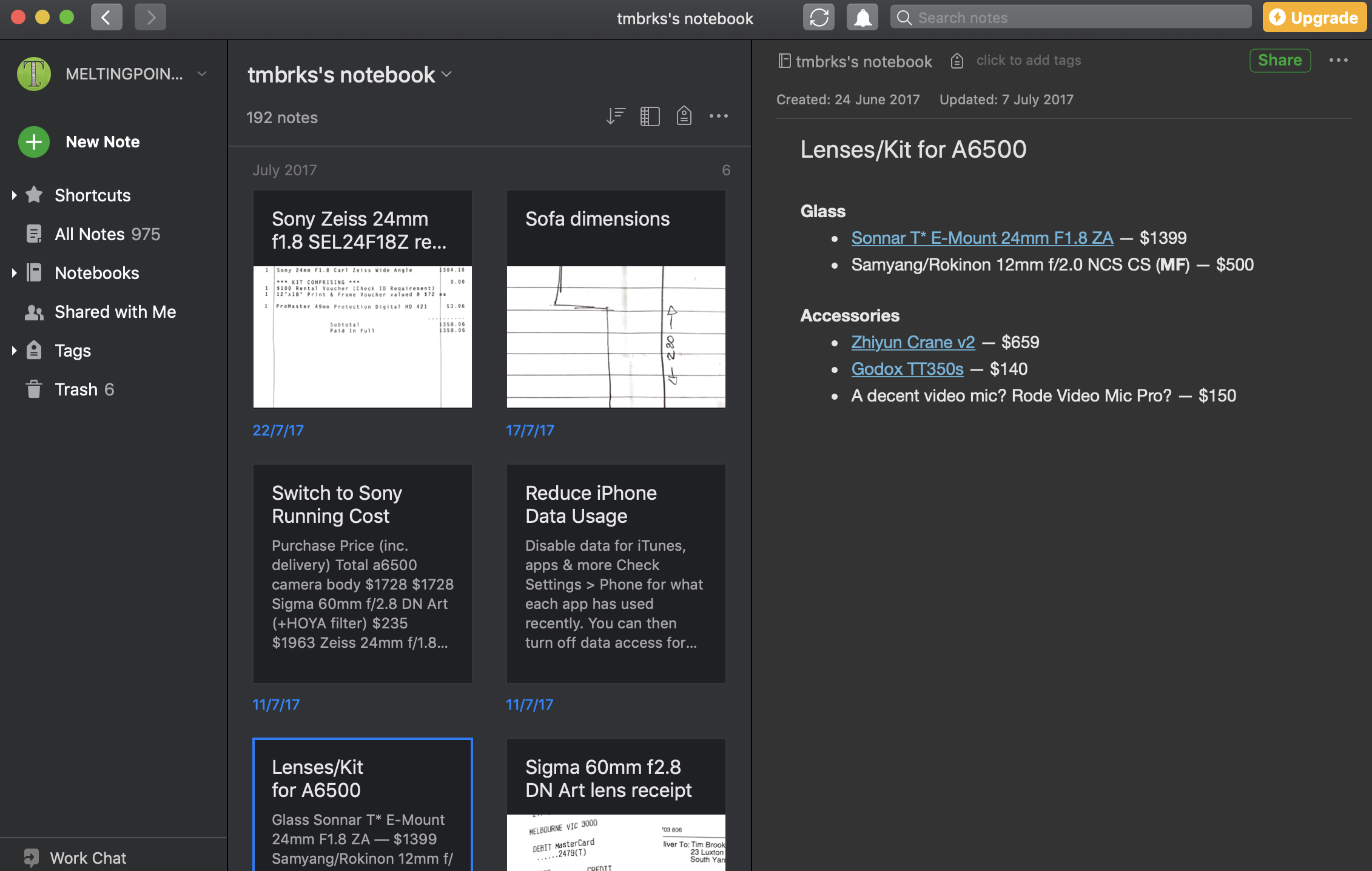 Onenote Osx