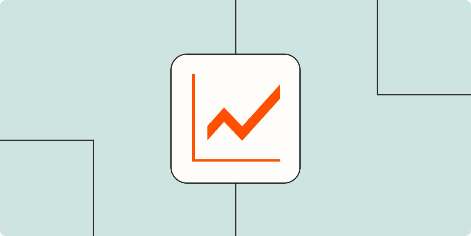 A header image with a line graph going up and to the right.