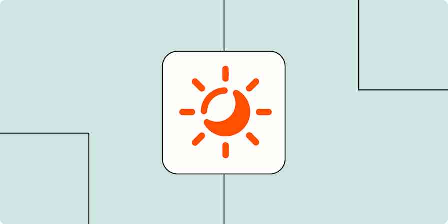 None Hero image with an icon representing routine