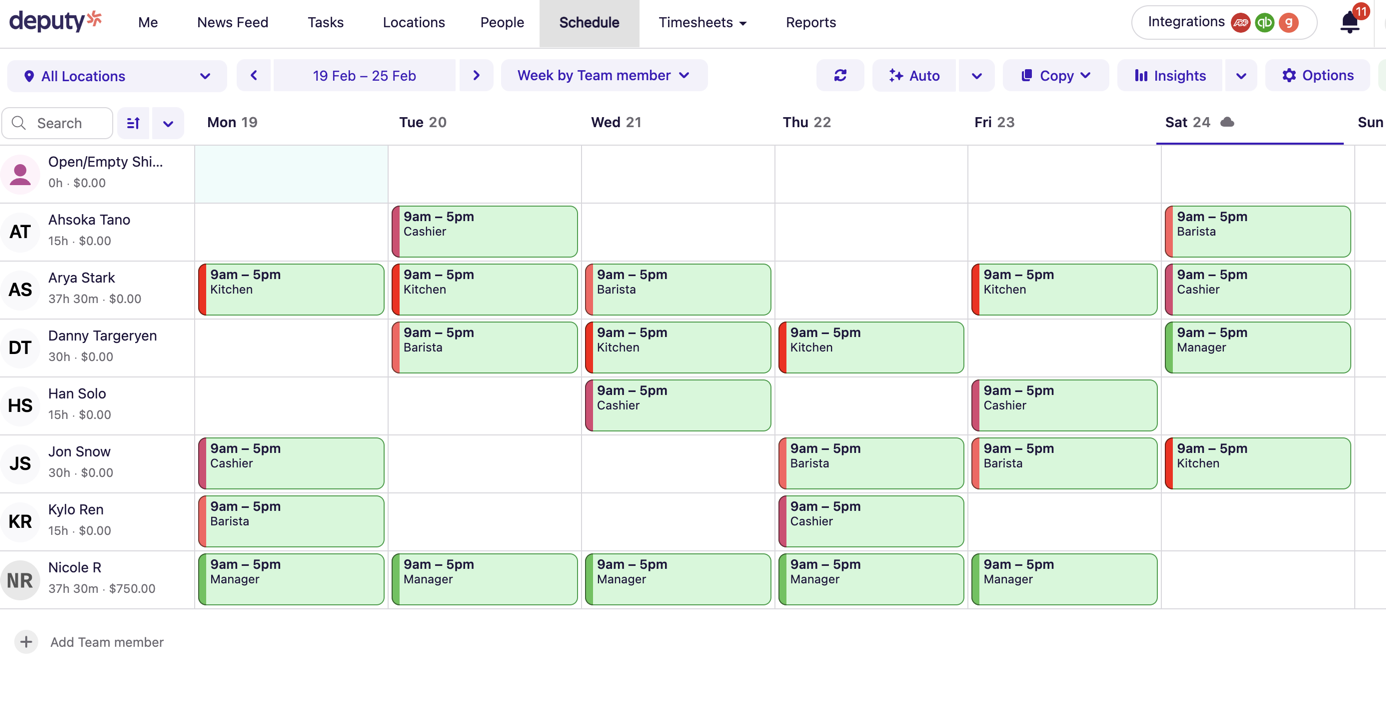 Deputy, our pick for the best HR automation software for employee scheduling.