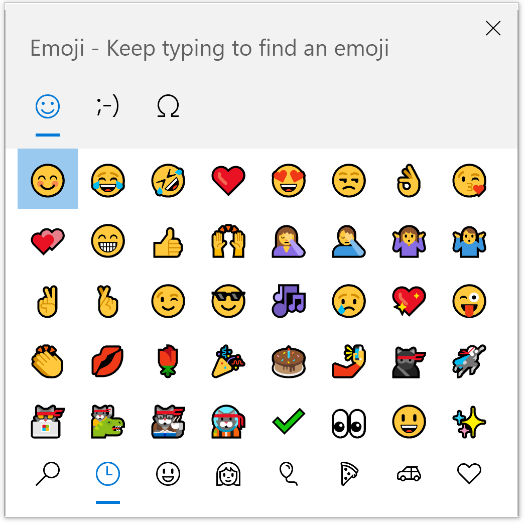 shortcut key for emoji