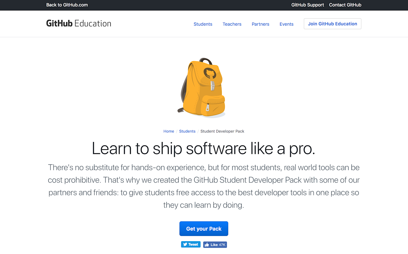 Student discounts for developer tools