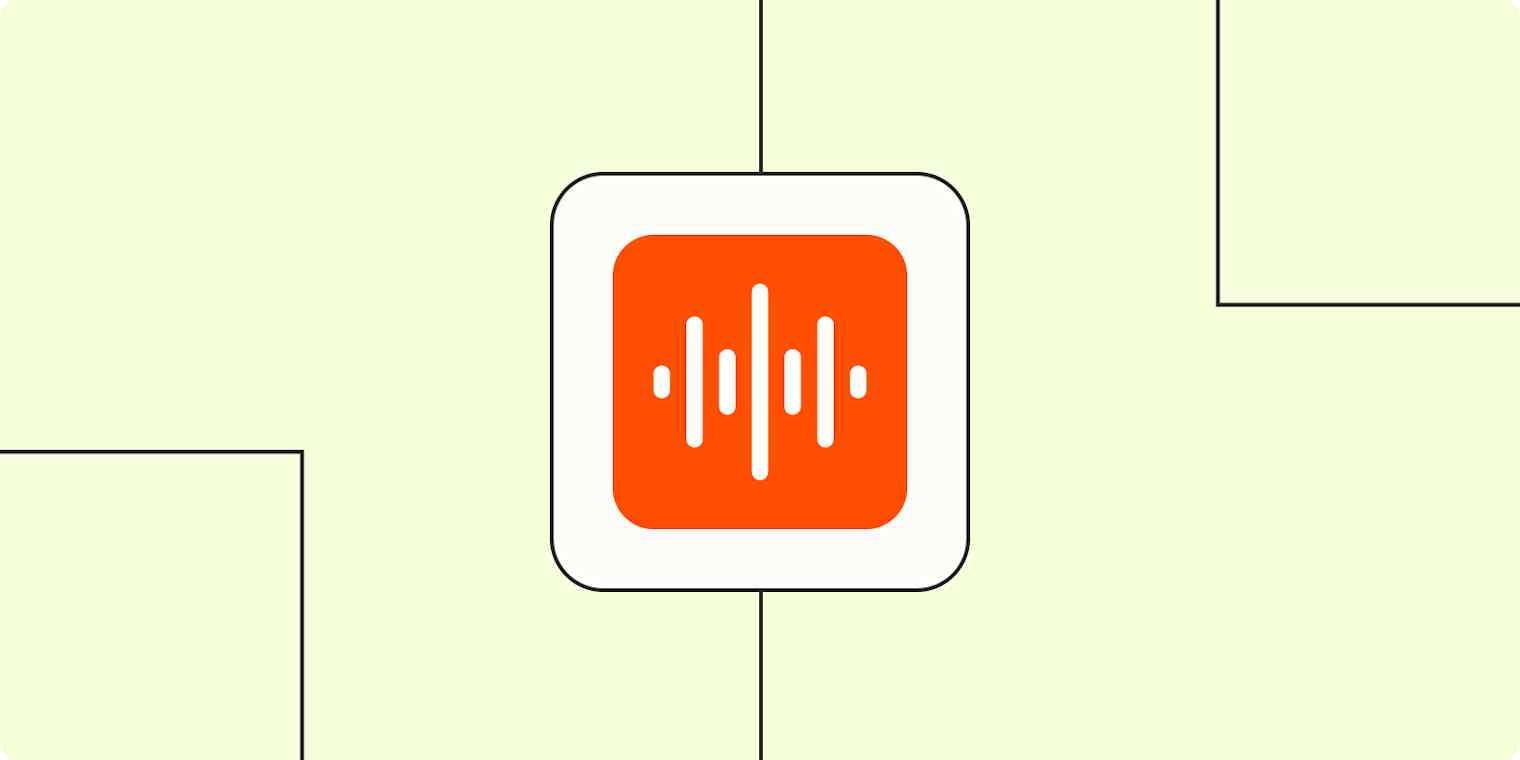 An icon of sound waves against a pale green background