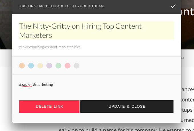 Unmark bookmarklet