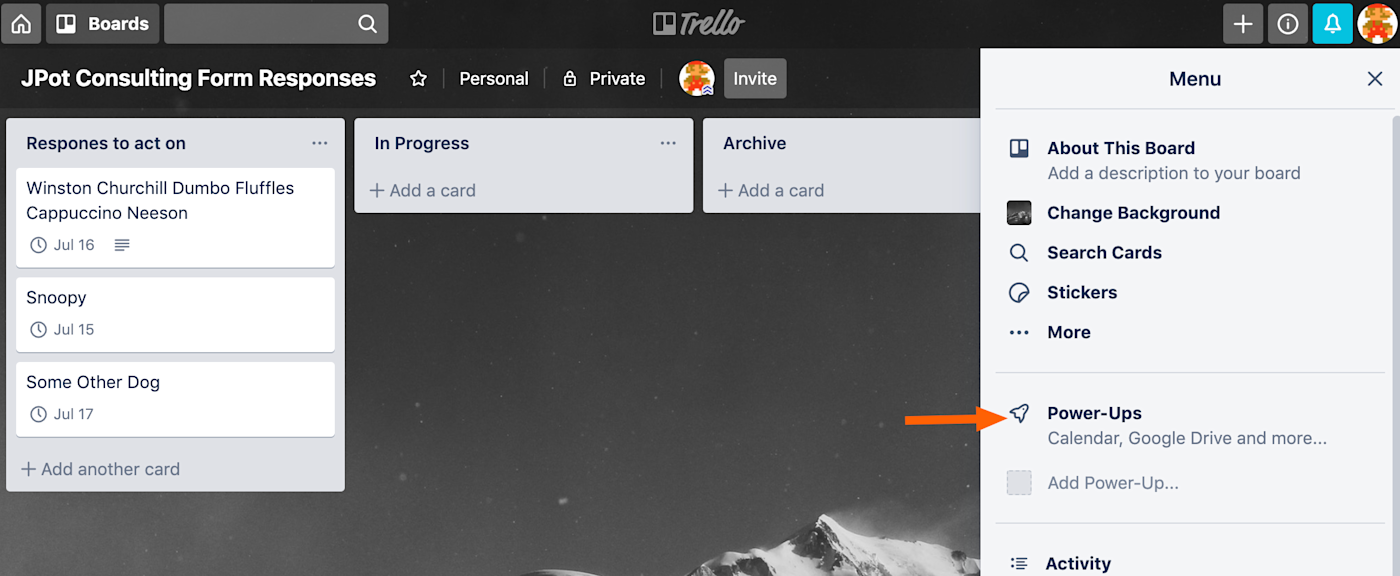 Trello Power Ups