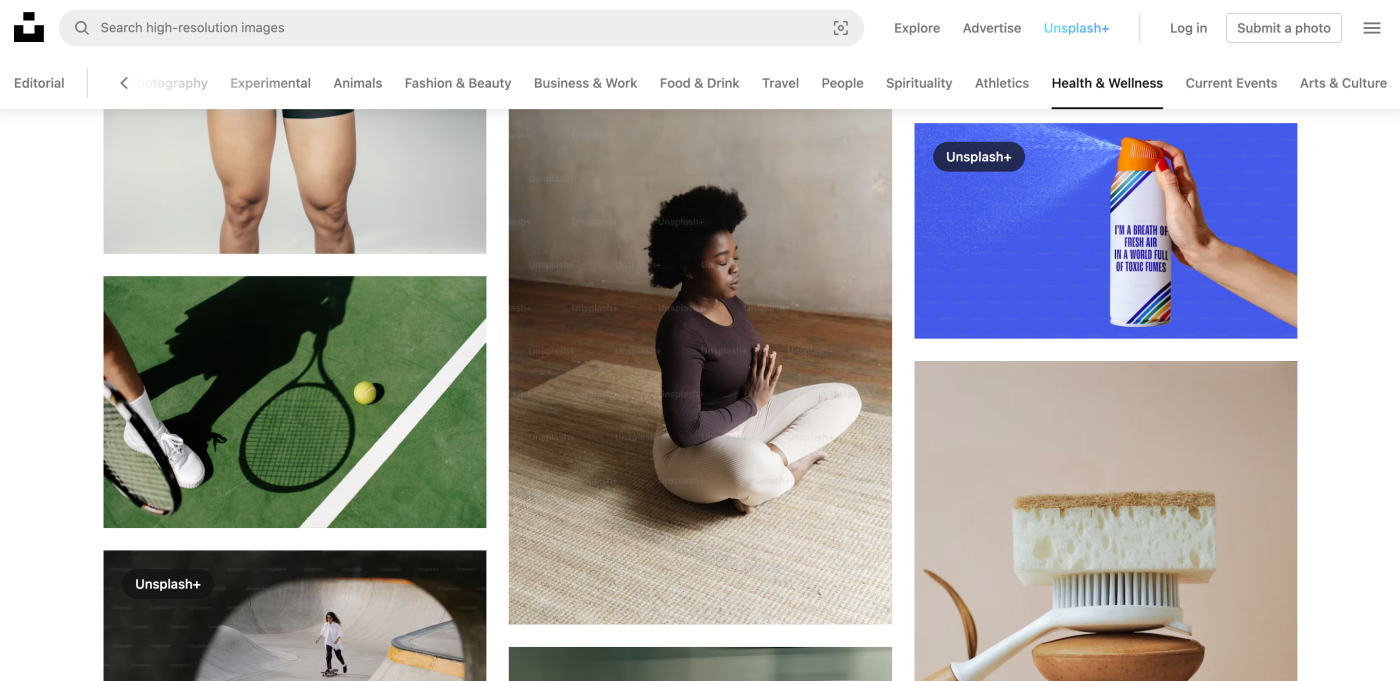 Unsplash, our pick for the best digital marketing tools to create website and social media graphics for free stock photos.