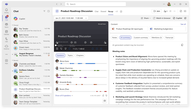 Copilot in Microsoft Teams