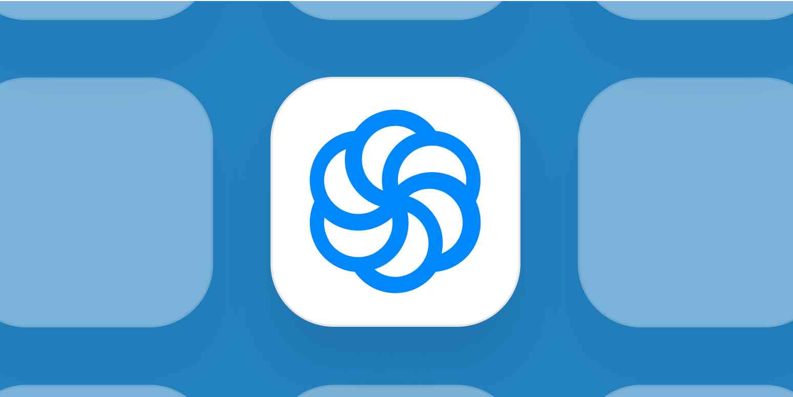 Hero image for app of the day with the Sendinblue logo on a blue background