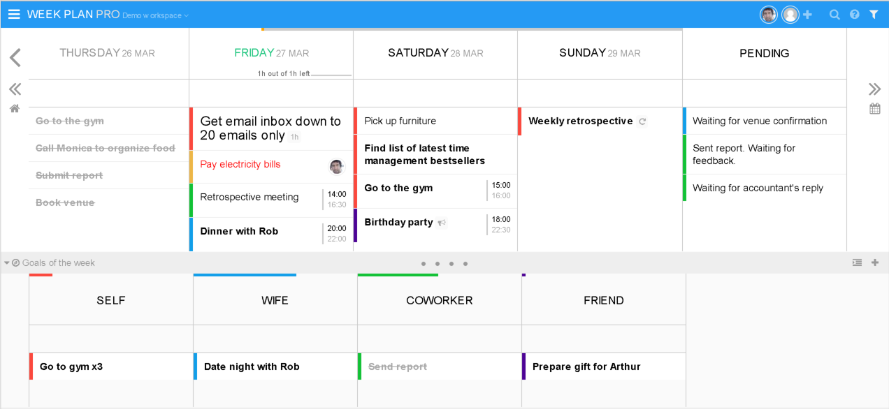 Week Plan
