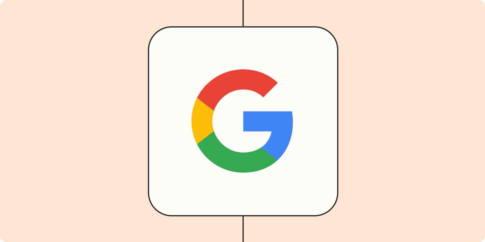 A hero image for Google app tips with the Google logotipo