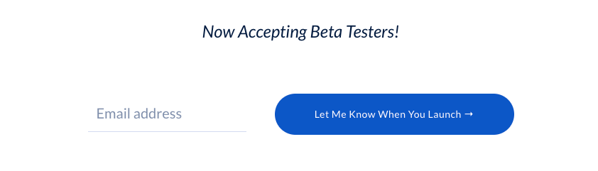 accepting beta testers