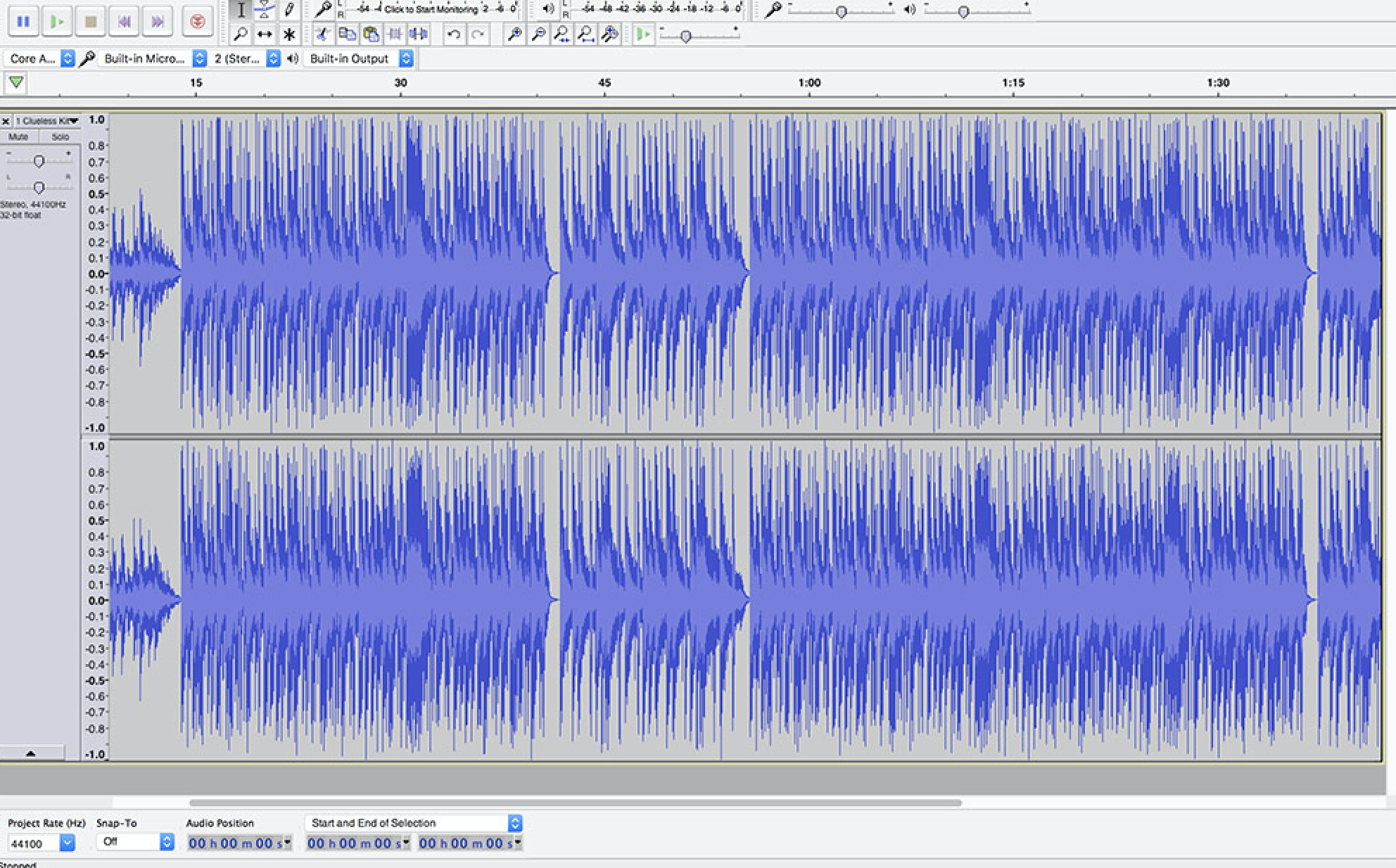 M4a file audacity