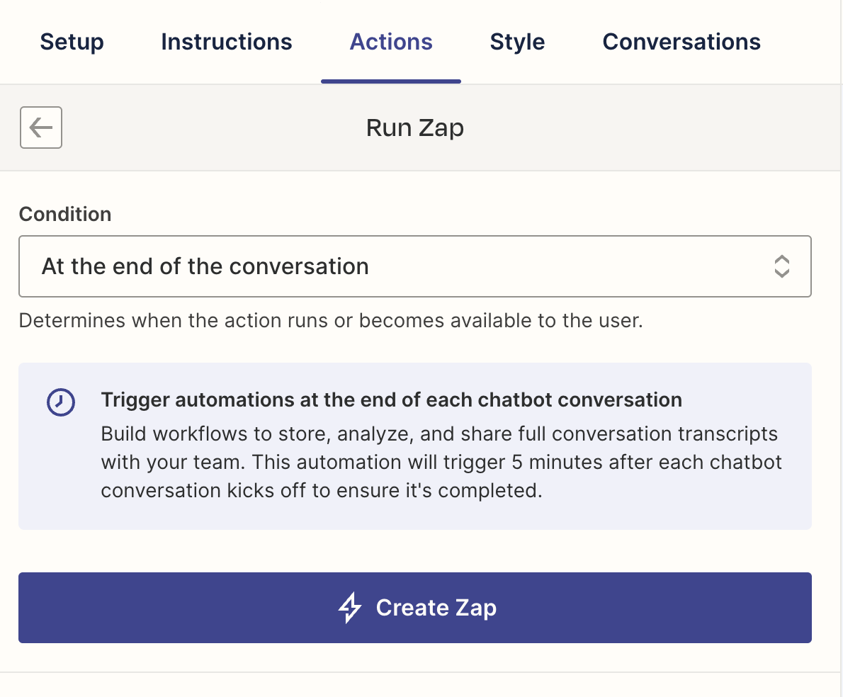 How To Create A Custom AI Chatbot With Zapier Chatbots