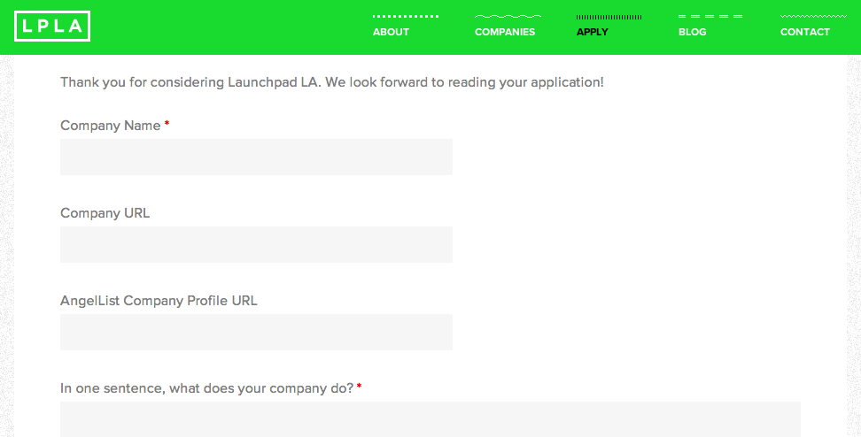 Application Form