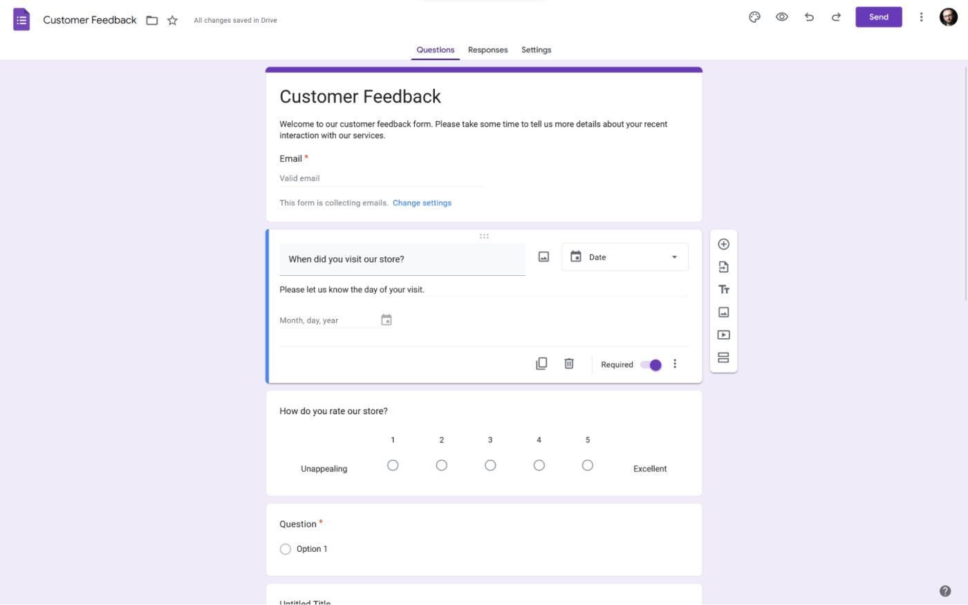 Google Forms, our pick for the best free form builder for the fastest form creation