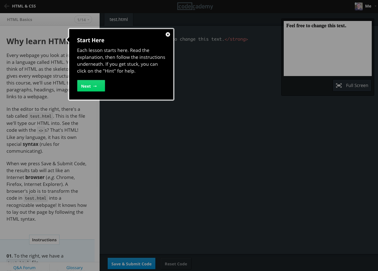 Tooltip example