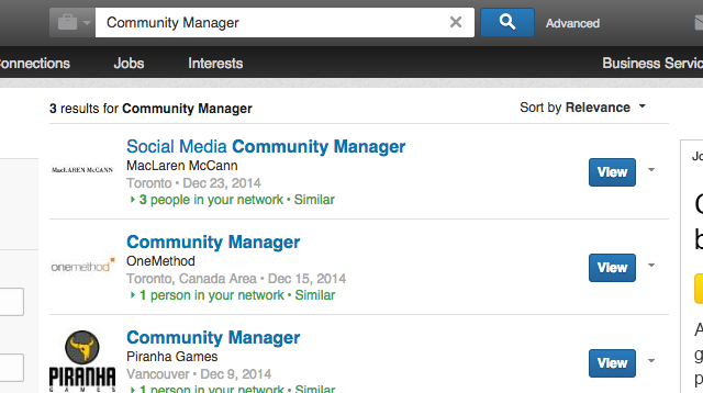 Find top candidates on LinkedIn through search