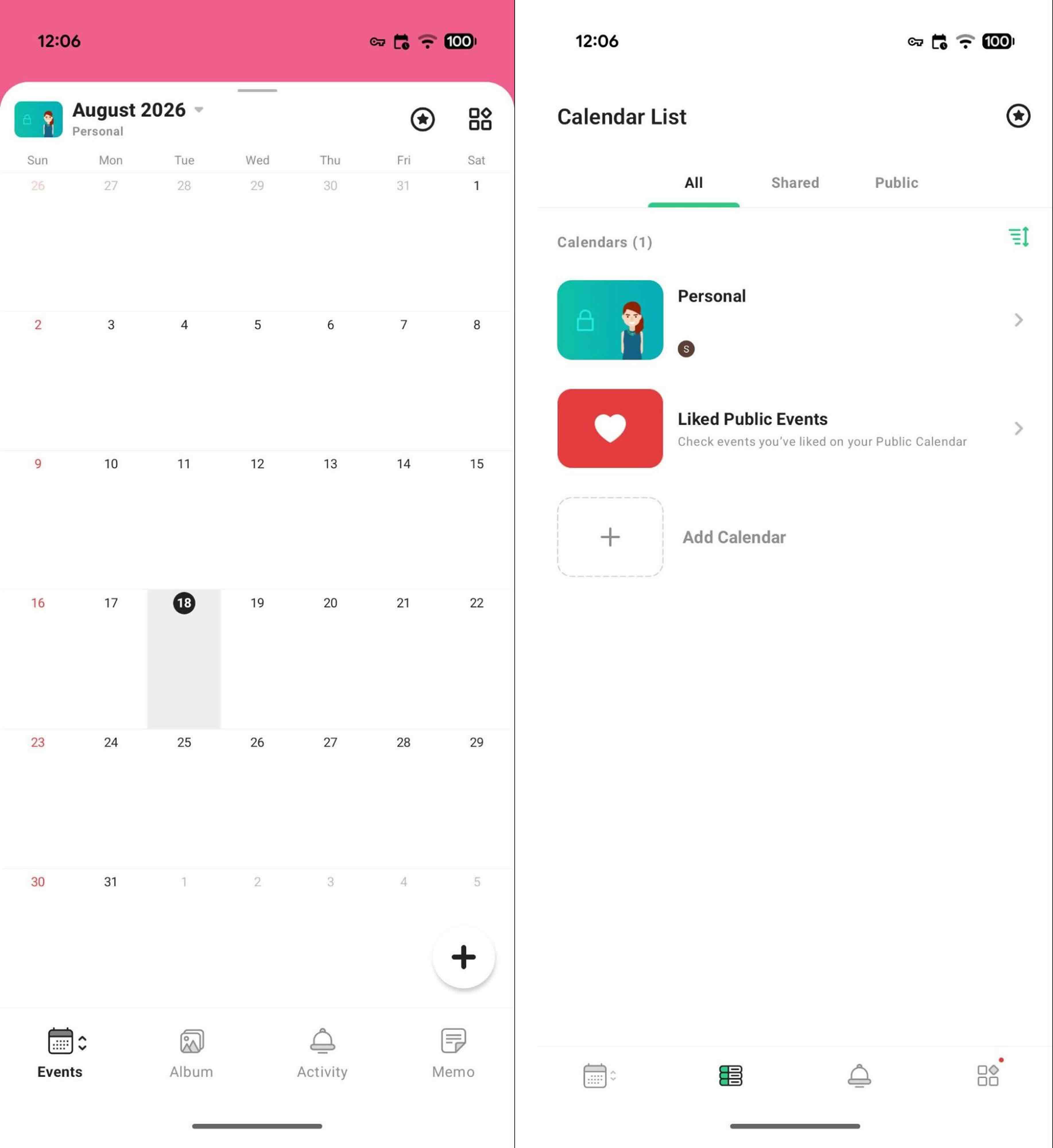 TimeTree, our pick for the best Android calendar app for shared calendars