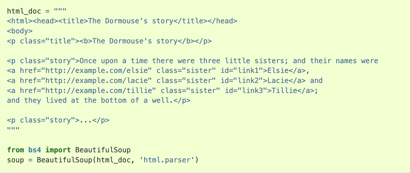 Beautiful Soup, our pick for the best web scraping tool for developers writing lightweight, custom scrapers for static HTML pages.