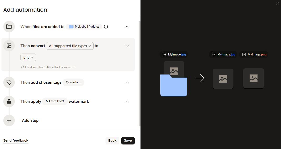 Dropbox automations