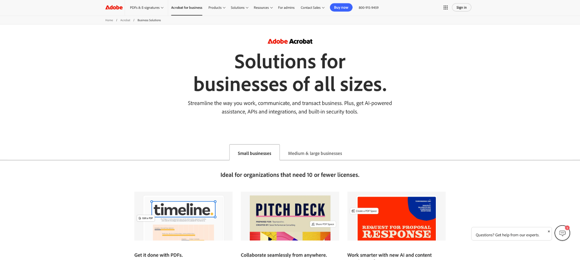 Adobe, our pick for the best document management software for PDFs