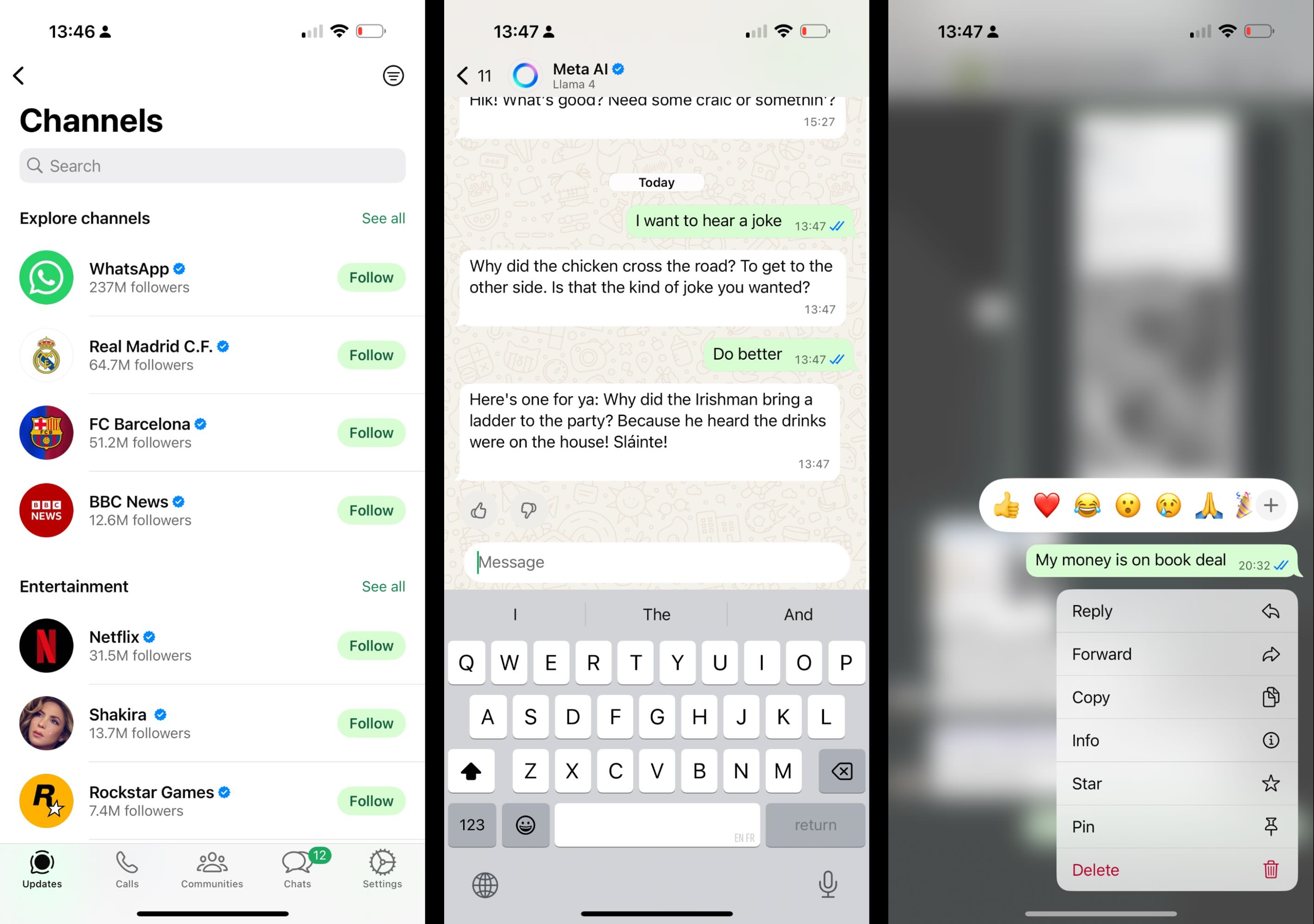 WhatsApp, our pick for the best secure messaging app that people use