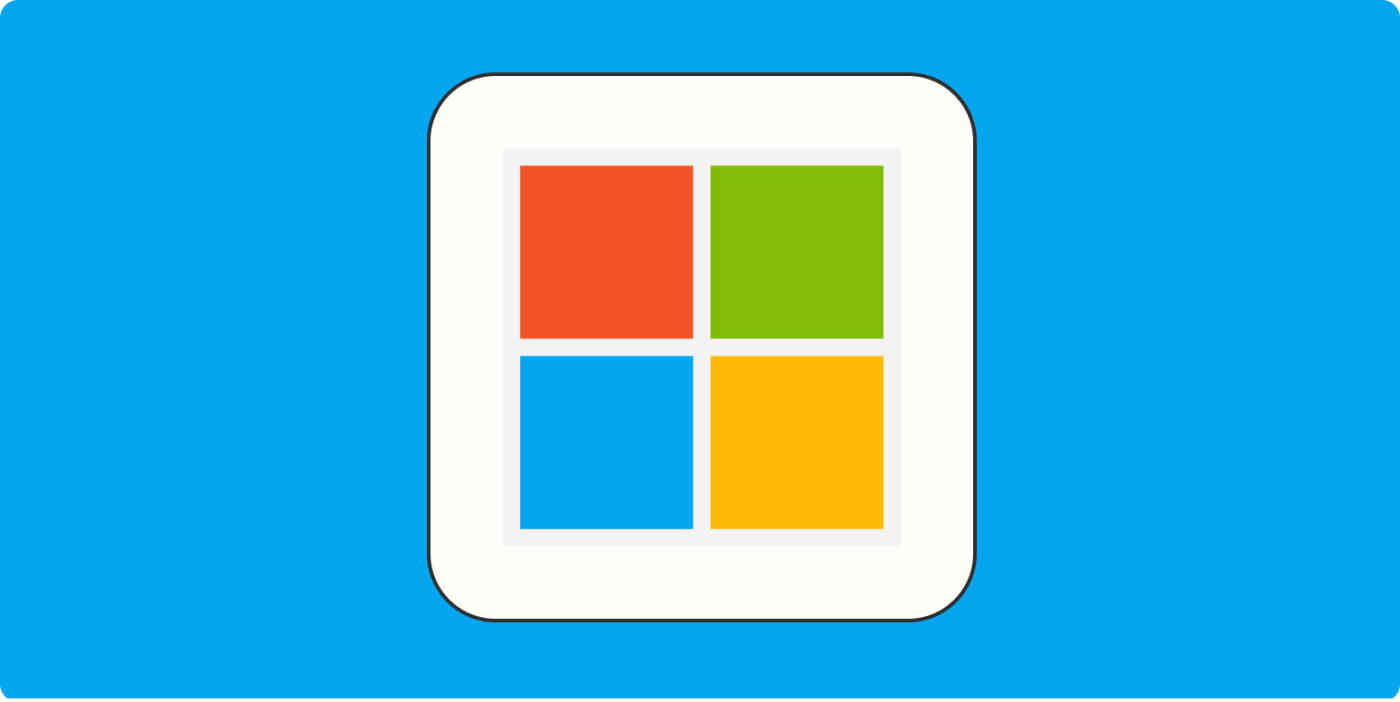 Hero image with the Microsoft logo