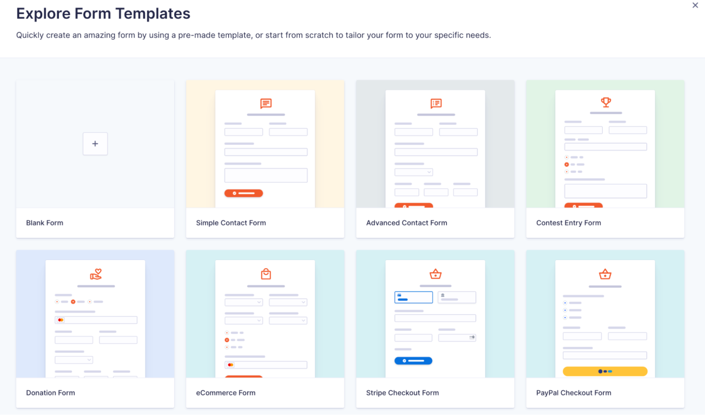 Gravity Forms templates