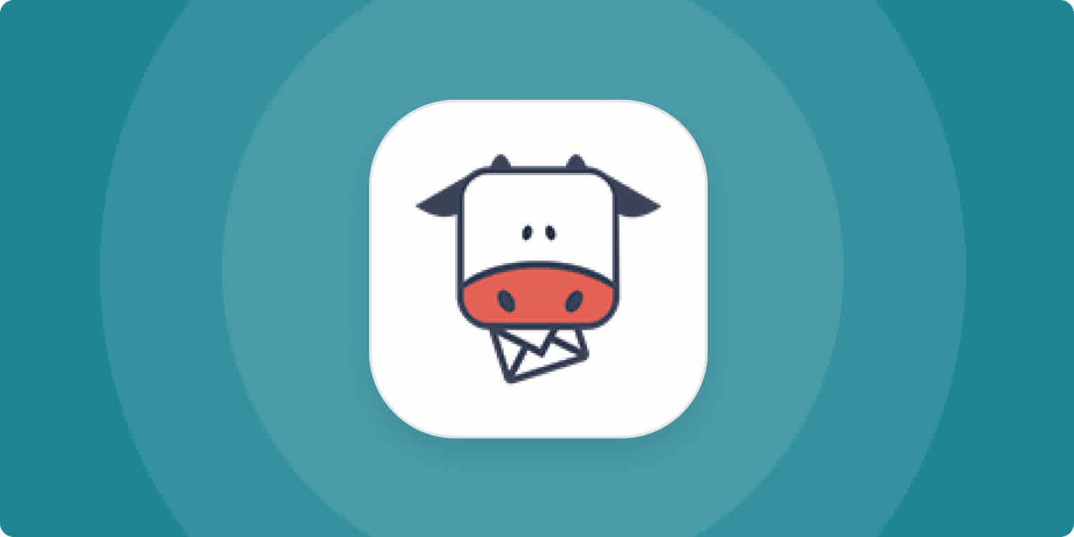 A hero image for app tips with the Moosend logo on a teal background