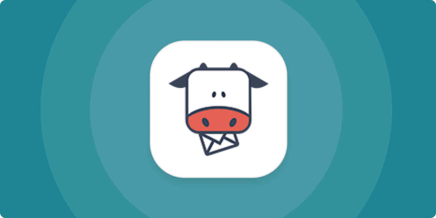 A hero image for app tips with the Moosend logo on a teal background