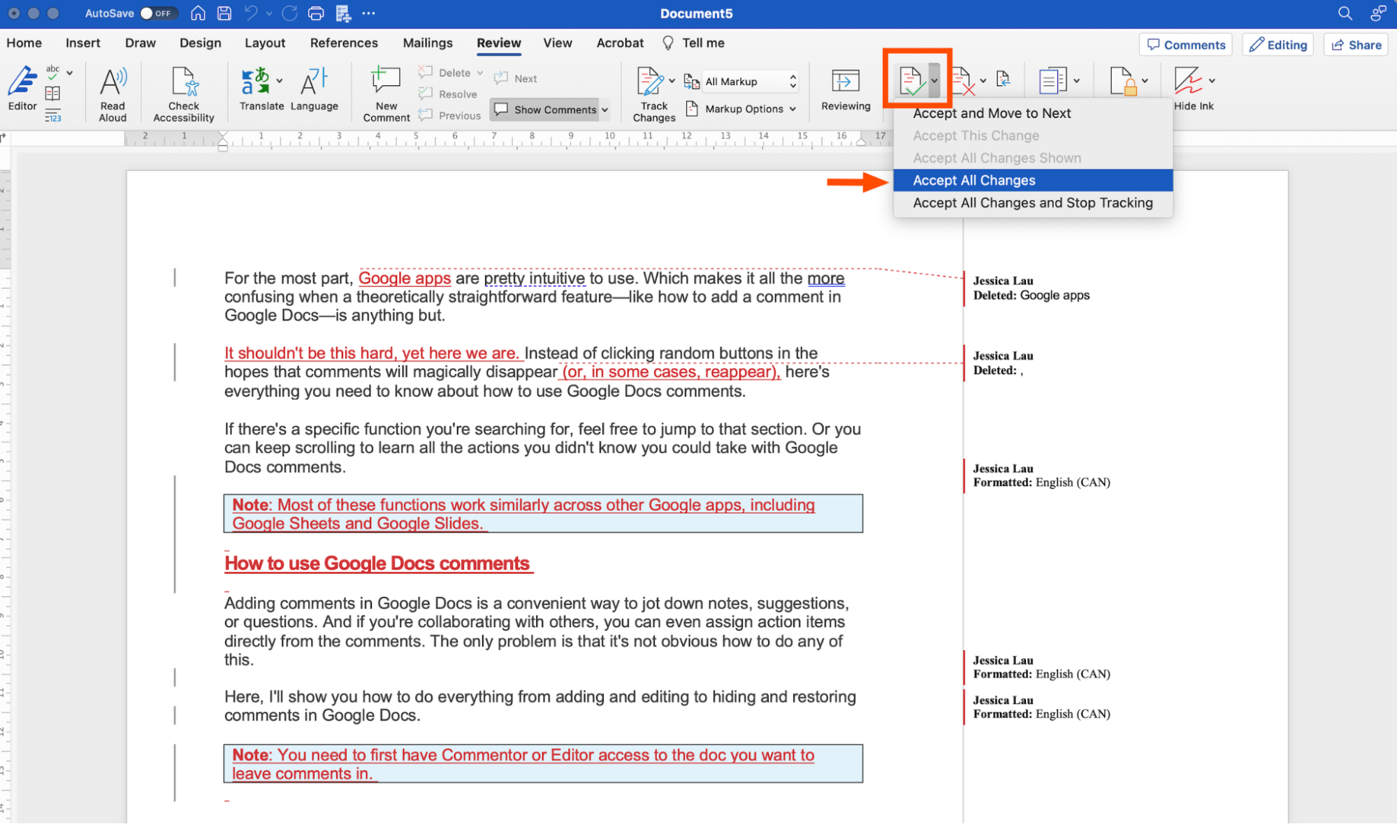 How to redline in Word in 2024