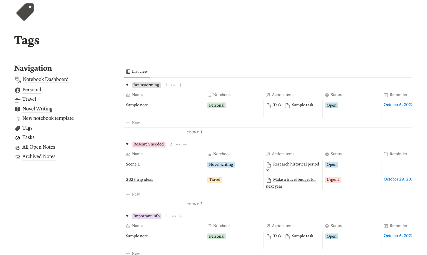 The Notion note taking template you need to stay organized