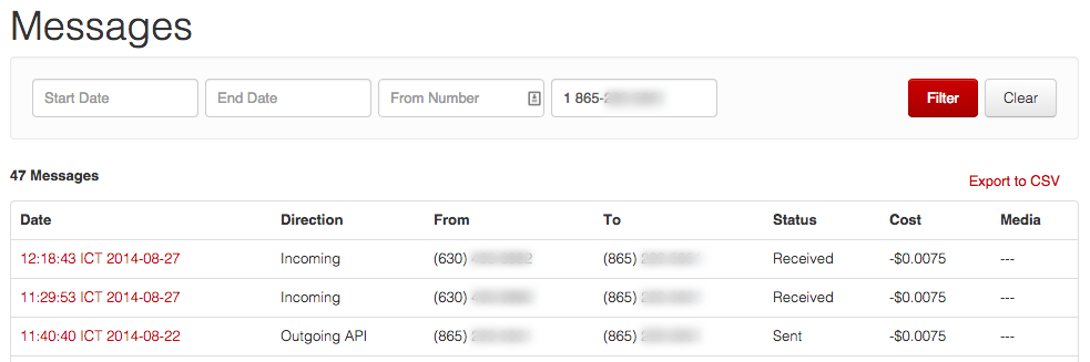 Message Log