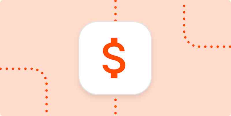 automation-inspiration-00-finance-and-accounting A dollar sign in a white box on a light orange background.