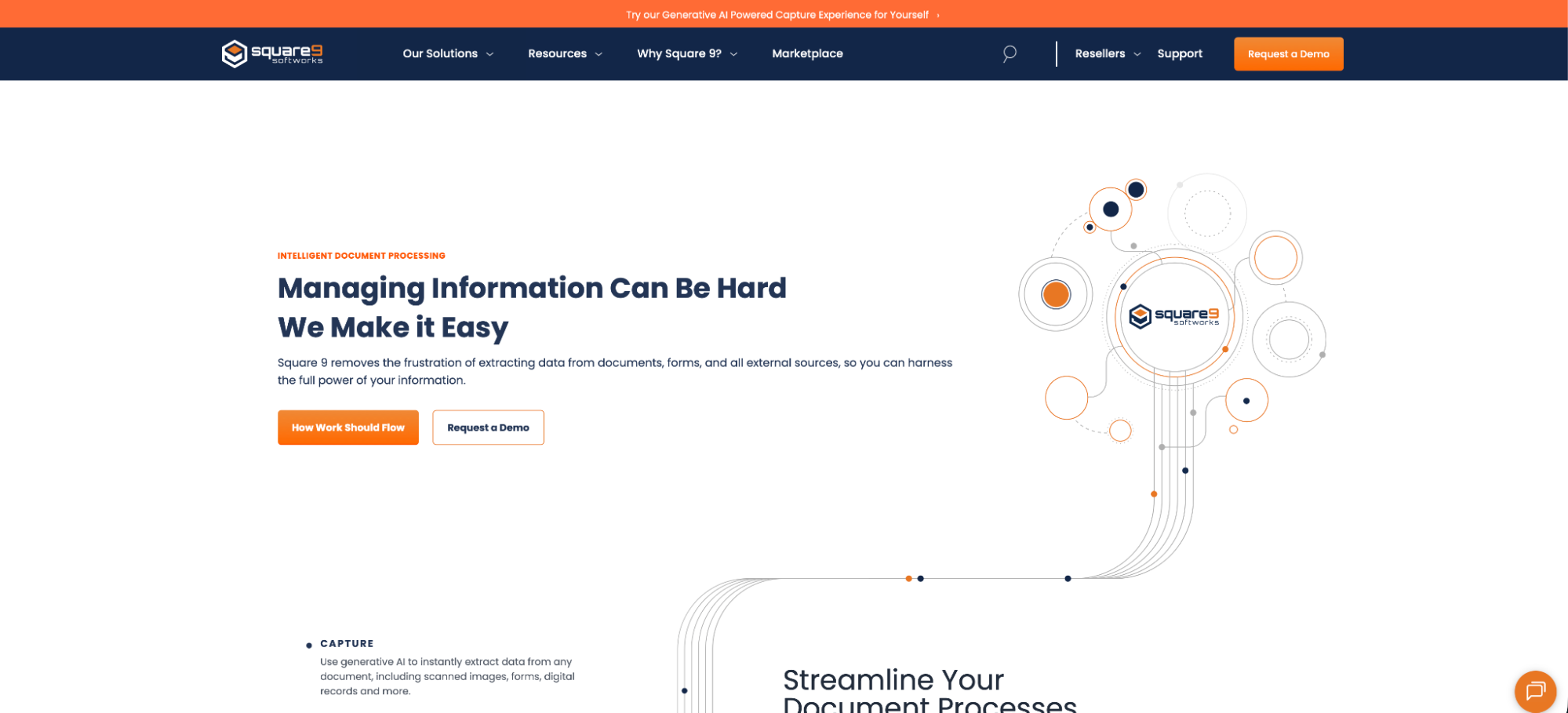 Square 9, our pick for one of the best document management software systems for automation and workflows