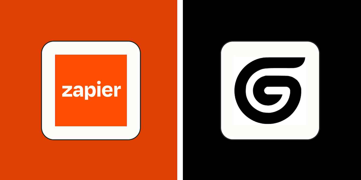 Hero image with the logos of Zapier and Gumloop